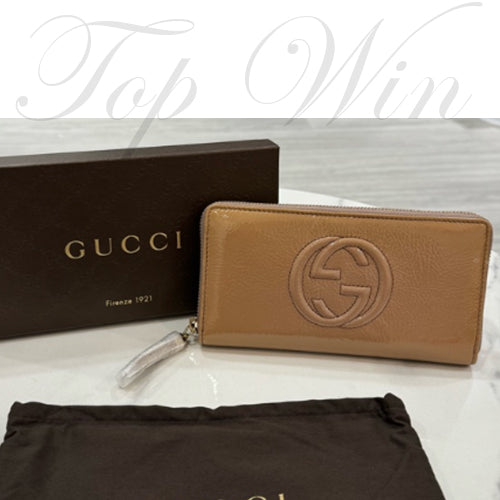 全新 Gucci 古馳 雙G 流蘇拉鏈長夾(特價)