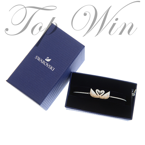 全新 Swarovski 施華洛世奇 ICONIC SWAN 手鐲 鍍銠 銀色 5256264(特價)