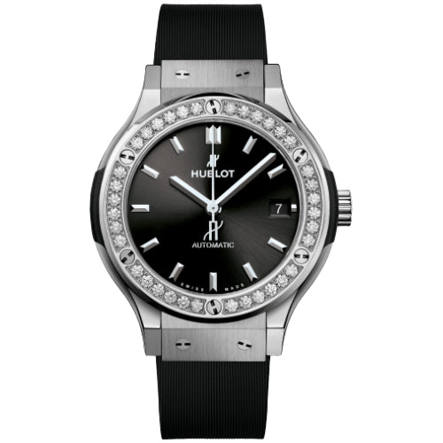 BRAND NEW HUBLOT Classic Fusion Titanium Diamonds 565.NX.1470.RX.1204