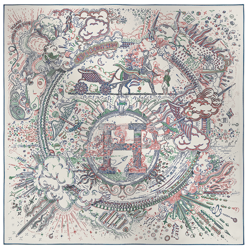 BRAND NEW HERMES Please Hold The Line scarf 90(SPECIAL SALES)