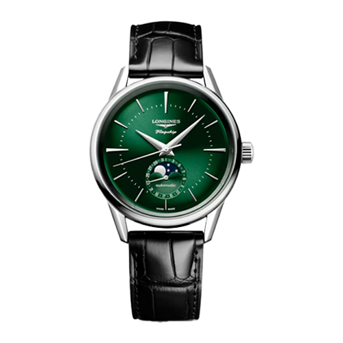 全新 LONGINES FLAGSHIP HERITAGE MOONPHASE L4.815.4.02.2(請咨詢客服)