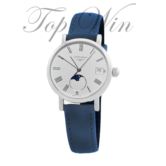 BRAND NEW LONGINES ELEGANT COLLECTION MOONPHASE L4.330.4.11.2