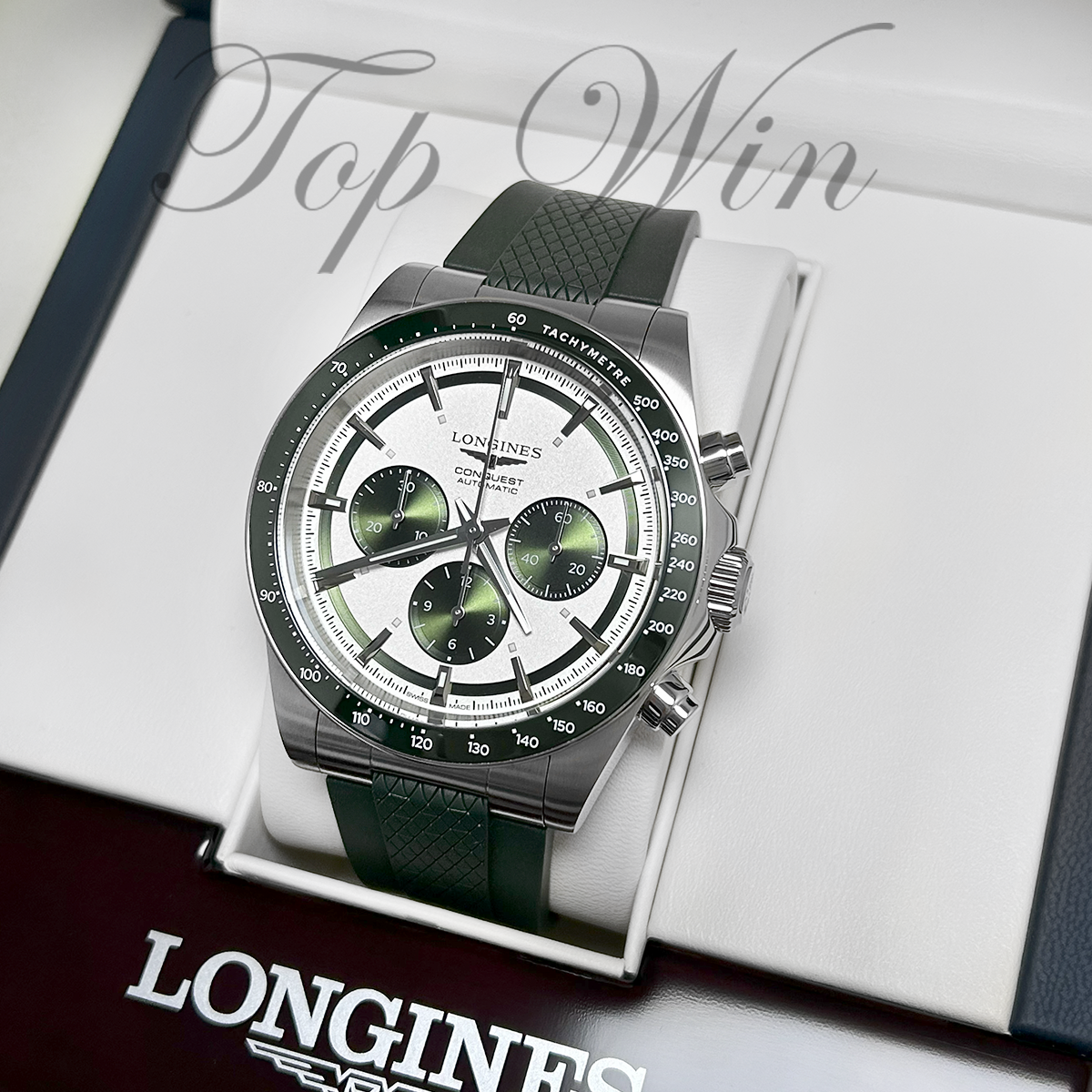 全新 LONGINES CONQUEST CHRONOGRAPH L3.835.4.02.9(請咨詢客服)