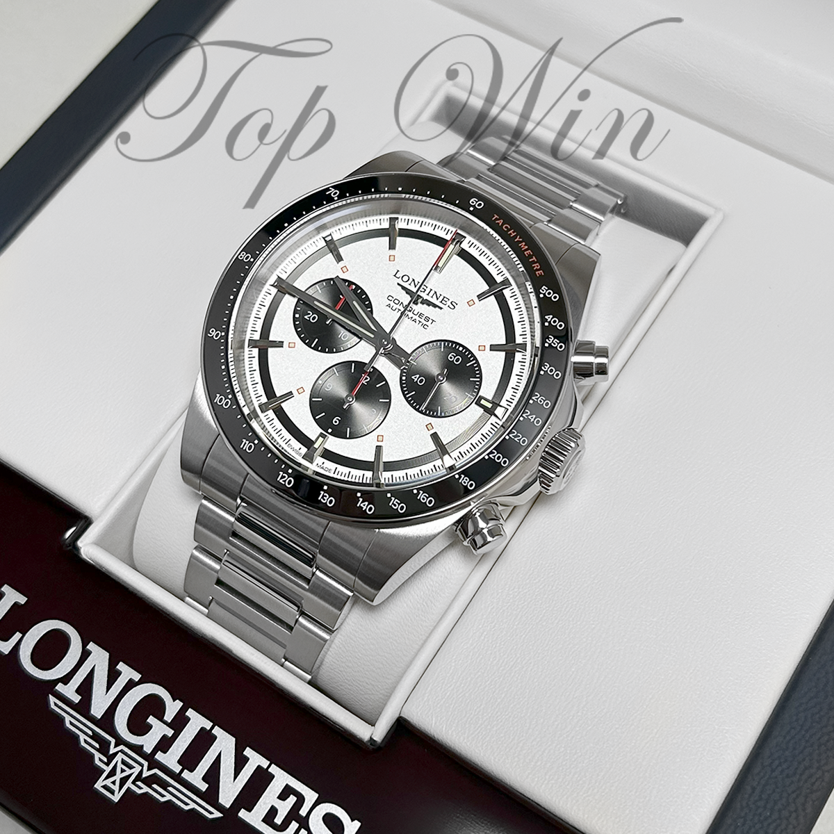 全新 LONGINES CONQUEST CHRONOGRAPH L3.835.4.72.6(請咨詢客服)