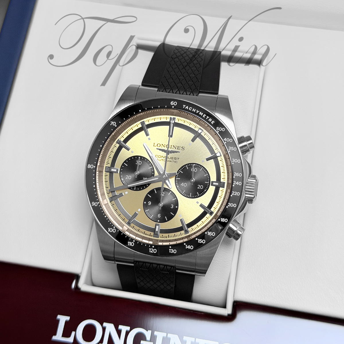 全新 LONGINES CONQUEST CHRONOGRAPH L3.835.4.32.9(請咨詢客服)