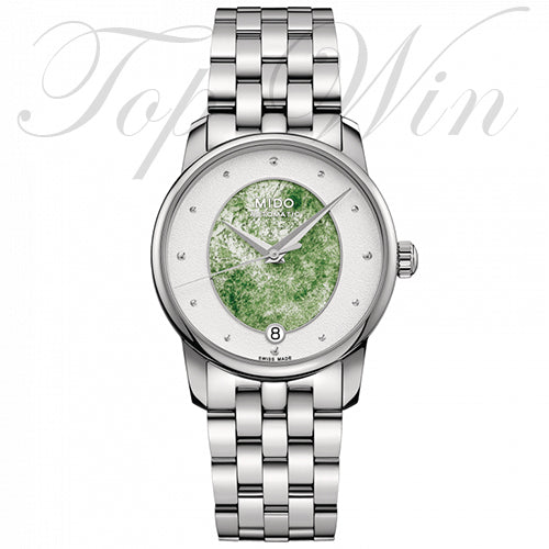 全新 MIDO 美度 Baroncelli Wild Stone Automatic Black Leather Ladies M035.207.11.481.00（請咨詢客服）
