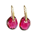 全新 Swarovski Galet Bordeaux Rose Pierced Earrings 1032280（請咨詢客服）
