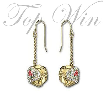 全新 Swarovski 施華洛世奇 Nebulous Earrings 金色繽紛耳環 1084465（特價）