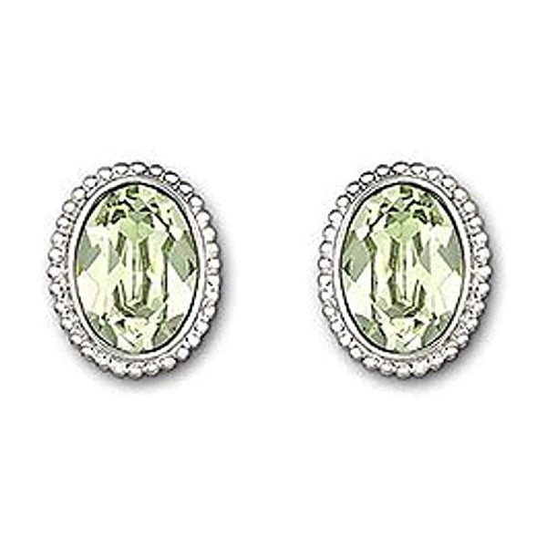 全新 Swarovski Nova Stud Green Pierced Earrings 1084469（特價）