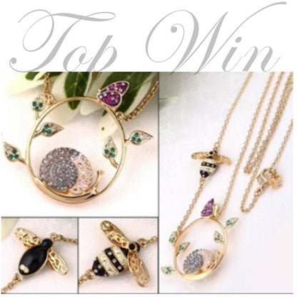 全新 Swarovski 施華洛世奇 Noisette Snail Long Necklace Noisette 項鏈 1084540（特價）