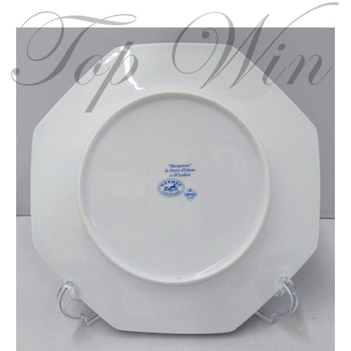 全新 Hermes 愛馬仕 Limoges octagonal porcelain plate（特價）