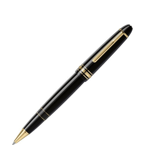 全新 MontBlanc Meisterstück Gold-Coated LeGrand Rollerball 萬寶龍大師傑作（大班）系列鍍金質 LeGrand 鋼珠筆（特價）