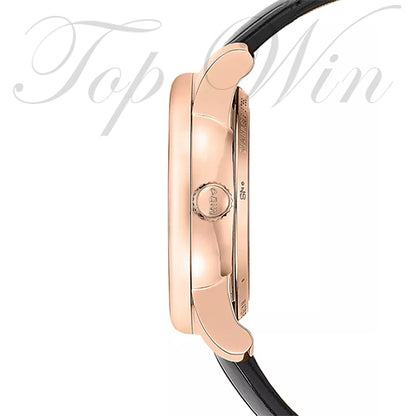 全新 MIDO 美度  Baroncelli Wild Stone Automatic Black Leather Ladies Watch M035.207.36.471.00（請咨詢客服）