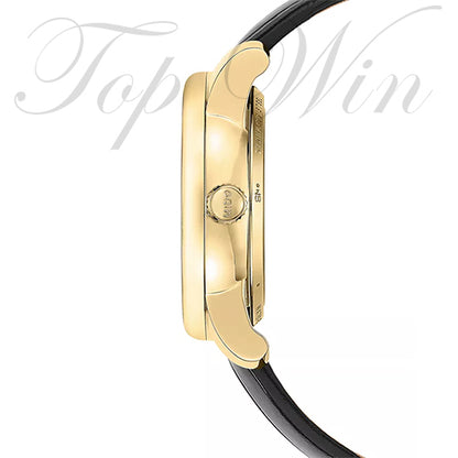 全新 MIDO 美度 Baroncelli Wild Stone Automatic Black Leather Ladies Watch M035.207.36.461.00（請咨詢客服）