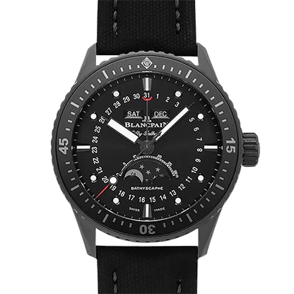 全新 Blancpain Fifty Fathoms Bathyscaphe Quantième Complet Phases de Lune 5054-0130-B52A（請咨詢客服）