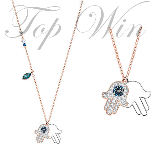 全新 Swarovski 施華洛世奇 Symbolic Hamsa Hand Pendant  守護之眼項鍊 5396882（特價）