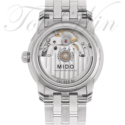 全新 MIDO 美度 Baroncelli Wild Stone Automatic Black Leather Ladies M035.207.11.481.00（請咨詢客服）