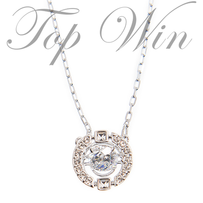 全新Swarovski 施華洛世奇 SPARKLING DANCE 頸鏈 鍍銠（特價）