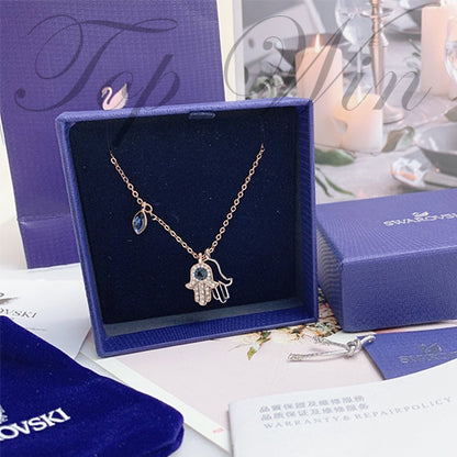 全新 Swarovski 施華洛世奇 Symbolic Hamsa Hand Pendant  守護之眼項鍊 5396882（特價）