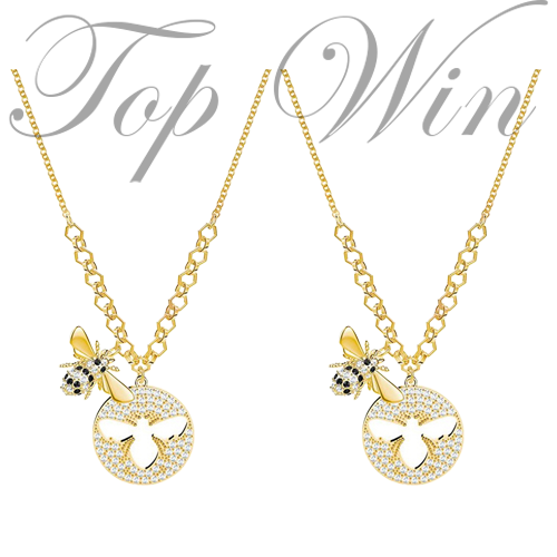 Buy 1 Get 1！全新 Swarovski 施華洛世奇 Lisabel Necklace 鍍金色可愛蜜蜂項鍊 5365641（特價）