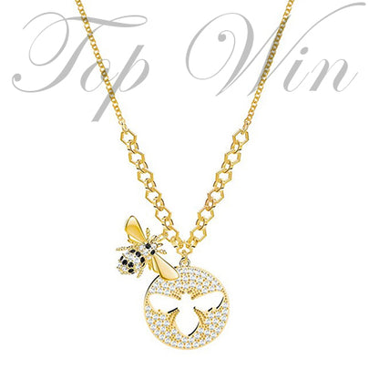 全新 Swarovski 施華洛世奇 Lisabel Necklace 鍍金色可愛蜜蜂項鍊 5365641（特價）