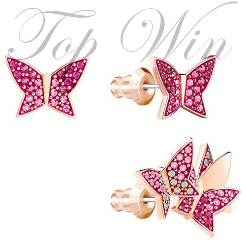 全新 Swarovski 施華洛世奇 Lilia Pierced Earrings 蝴蝶耳環 5378694（特價）