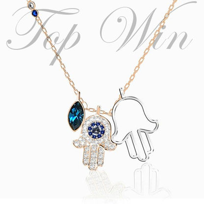 全新 Swarovski 施華洛世奇 Symbolic Hamsa Hand Pendant  守護之眼項鍊 5396882（特價）