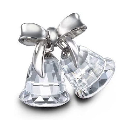 全新 Swarovski Crystal Rhodium Bells 626792（特價）