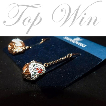 全新 Swarovski 施華洛世奇 Nebulous Earrings 金色繽紛耳環 1084465（特價）