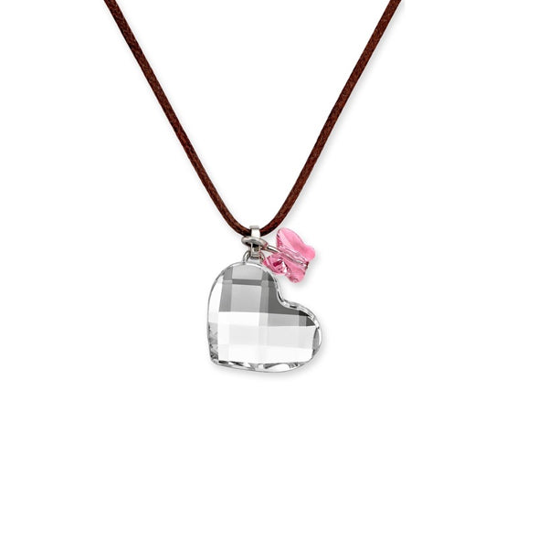 全新 Swarovski Crystal Heart & Butterfly Mini Pendant 877253（特價）