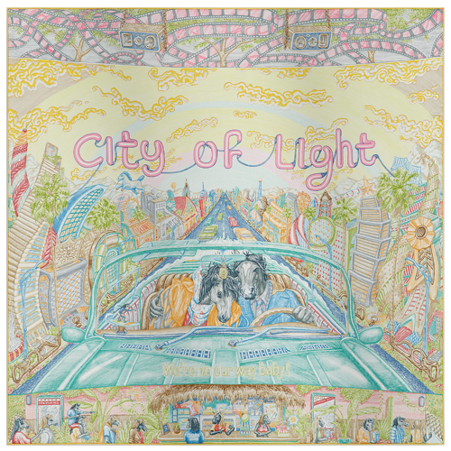 BRAND NEW HERMES City of Light scarf 90（SPECIAL SALES）