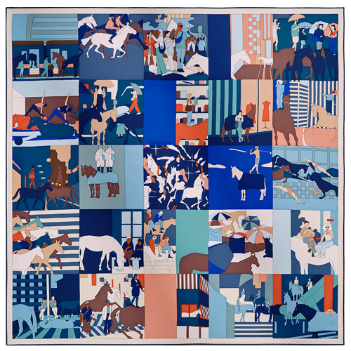 BRAND NEW HERMES Mon Cheval et Moi scarf 90（SPECIAL SALES）