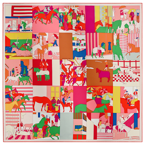 BRAND NEW HERMES Mon Cheval et Moi scarf 90（SPECIAL SALES）