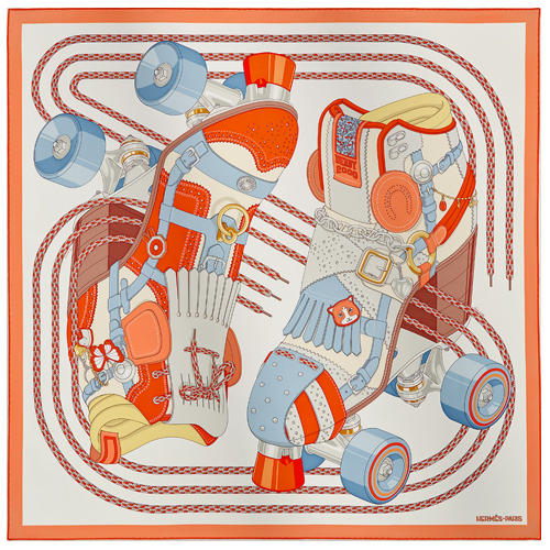 BRAND NEW HERMES Derby 2000 scarf 90（SPECIAL SALES）