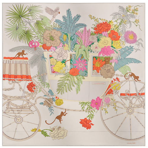 BRAND NEW HERMES La Nature en Voyage scarf 90（SPECIAL SALES）
