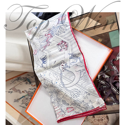全新 Hermes 愛馬仕 絲巾 動物之城（特價）