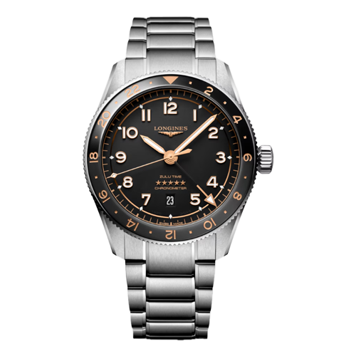 BRAND NEW LONGINES SPIRIT ZULU TIME L3.812.4.50.6