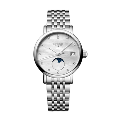 全新 LONGINES ELEGANT COLLECTION MOONPHASE L4.330.4.87.6（請咨詢客服）