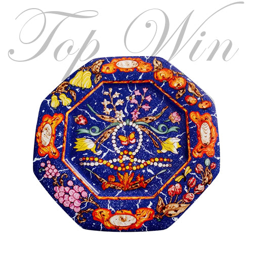 全新 Hermes 愛馬仕 Limoges octagonal porcelain plate（特價）