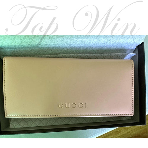 全新 Gucci 古馳 真皮白色皮夾（特價）