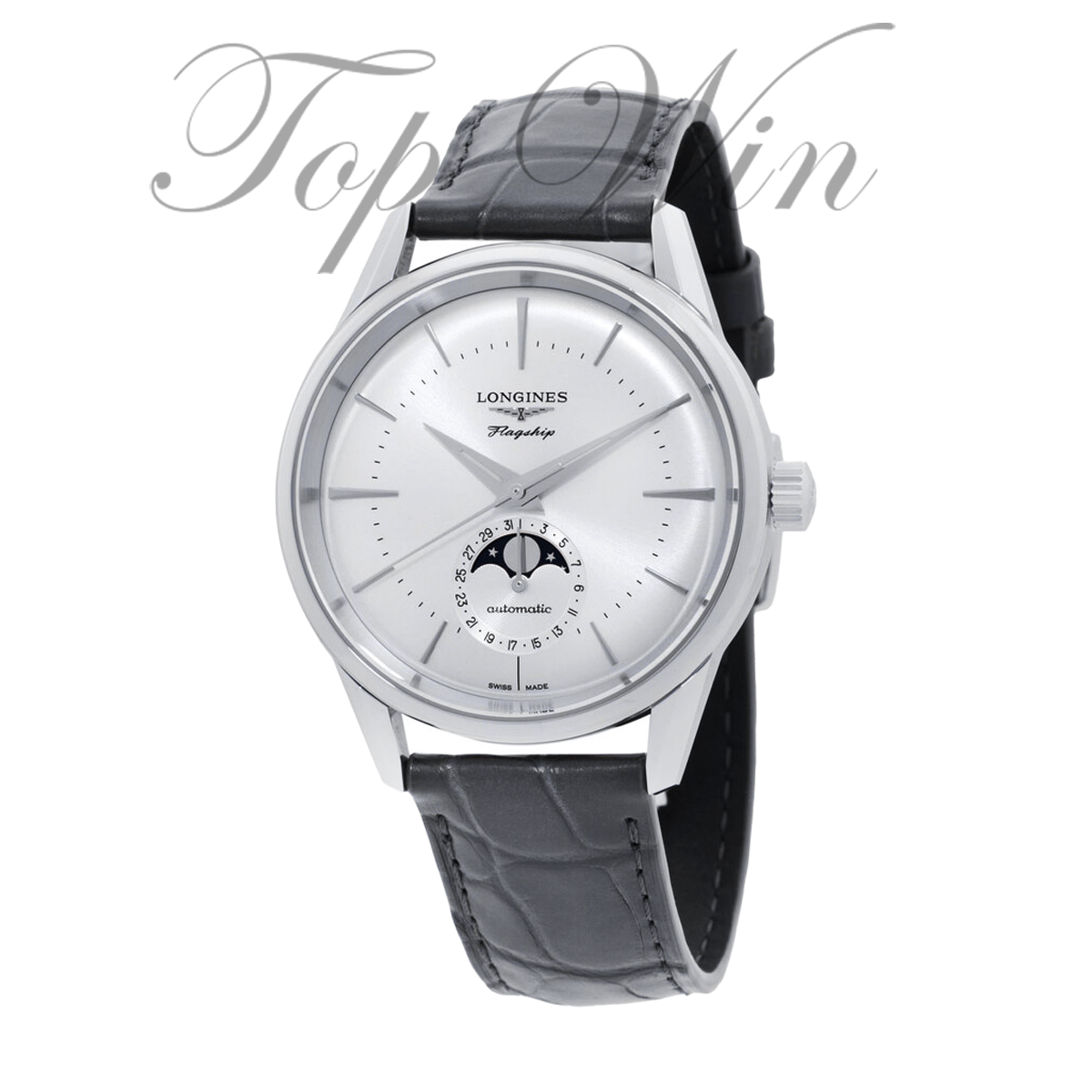 全新 LONGINES FLAGSHIP HERITAGE MOONPHASE L4.815.4.72.2（請咨詢客服）