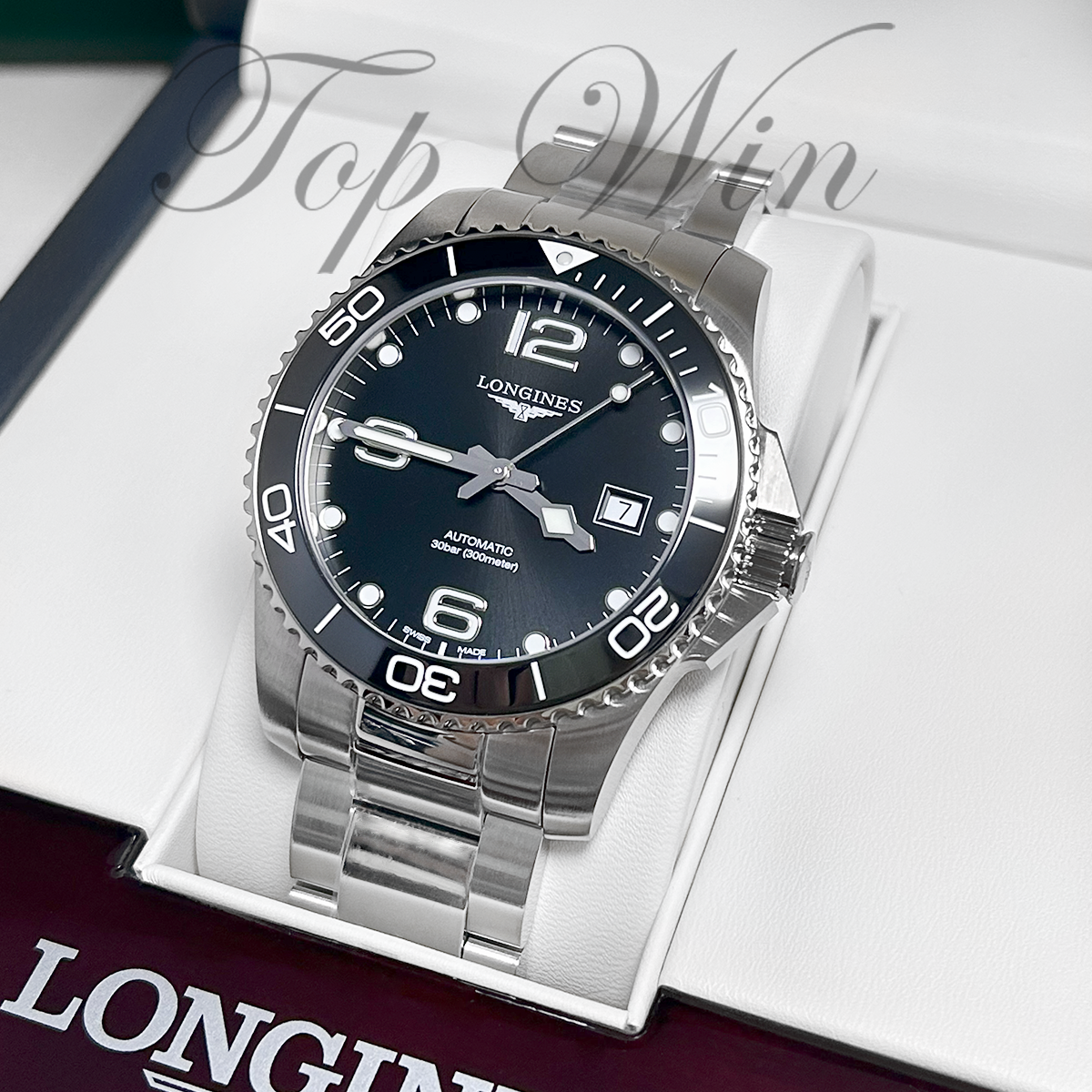 全新 LONGINES HYDROCONQUEST L3.781.4.56.6（請咨詢客服）