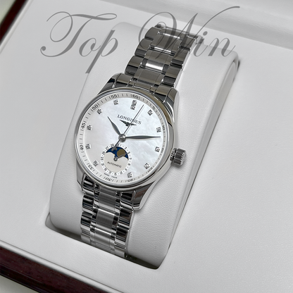 全新 LONGINES MASTER COLLECTION MOONPHASE L2.409.4.87.6（請咨詢客服）