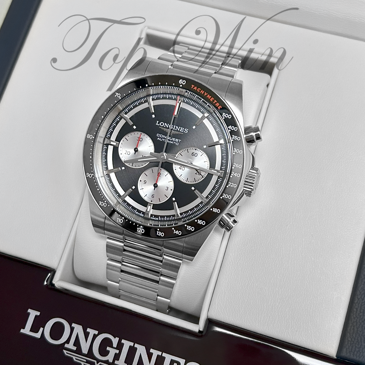 全新 LONGINES CONQUEST CHRONOGRAPH L3.835.4.52.6（請咨詢客服）