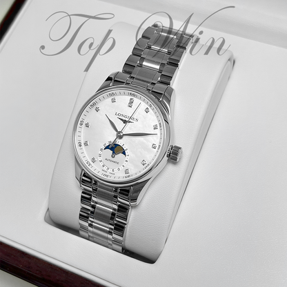 全新 LONGINES MASTER COLLECTION MOONPHASE L2.409.4.87.6（請咨詢客服）