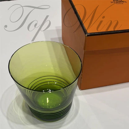 全新 Hermes 愛馬仕 Atrage 綠色陶瓷玻璃杯組（特價）
